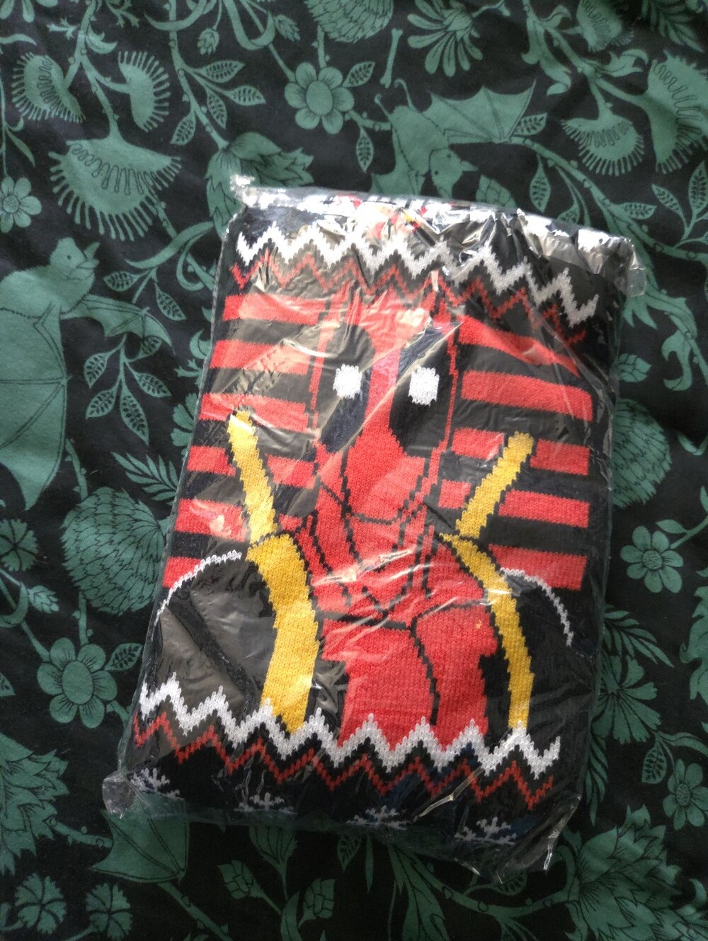 Deadpool Ugly Holiday Scarf